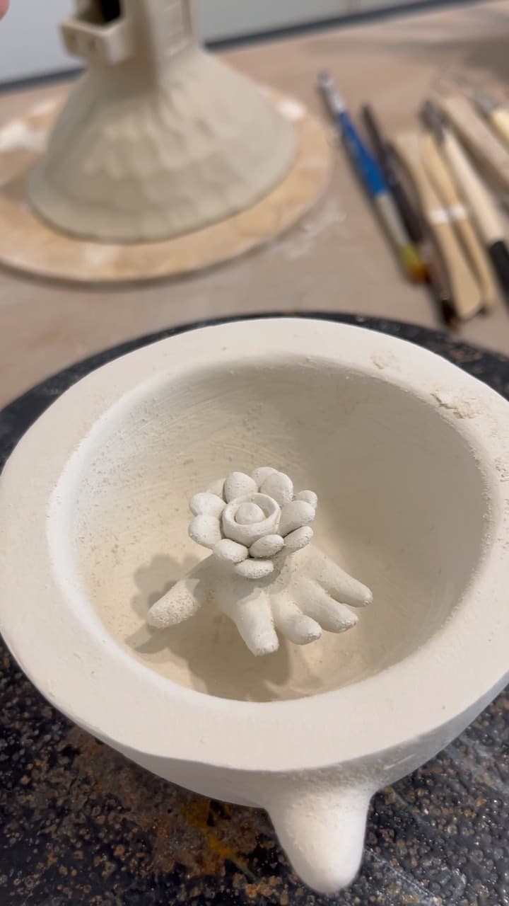 جعبه دکوری سرامیکی دستساز طرح خارپشت مدل خارتو