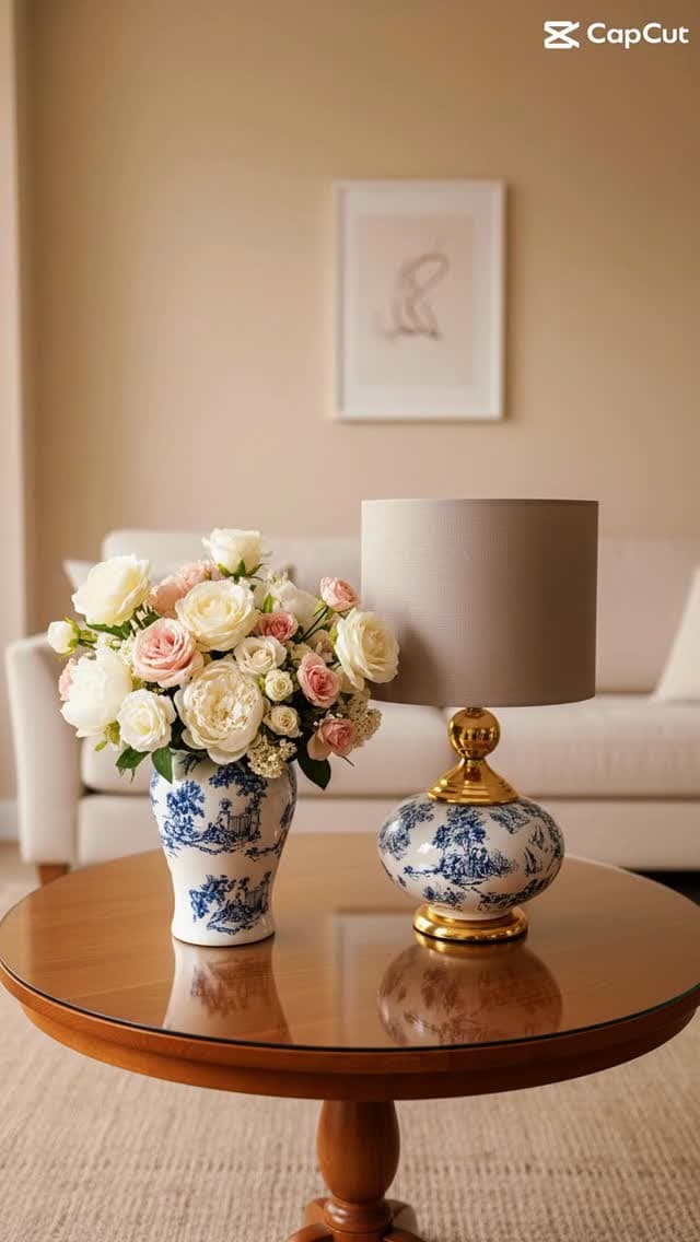 ست پذیرایی و دکوری سرامیکی طرح کلاسیک