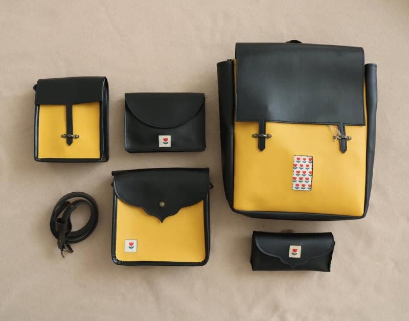 ست کیفهای چرم دخترانه دست دوز