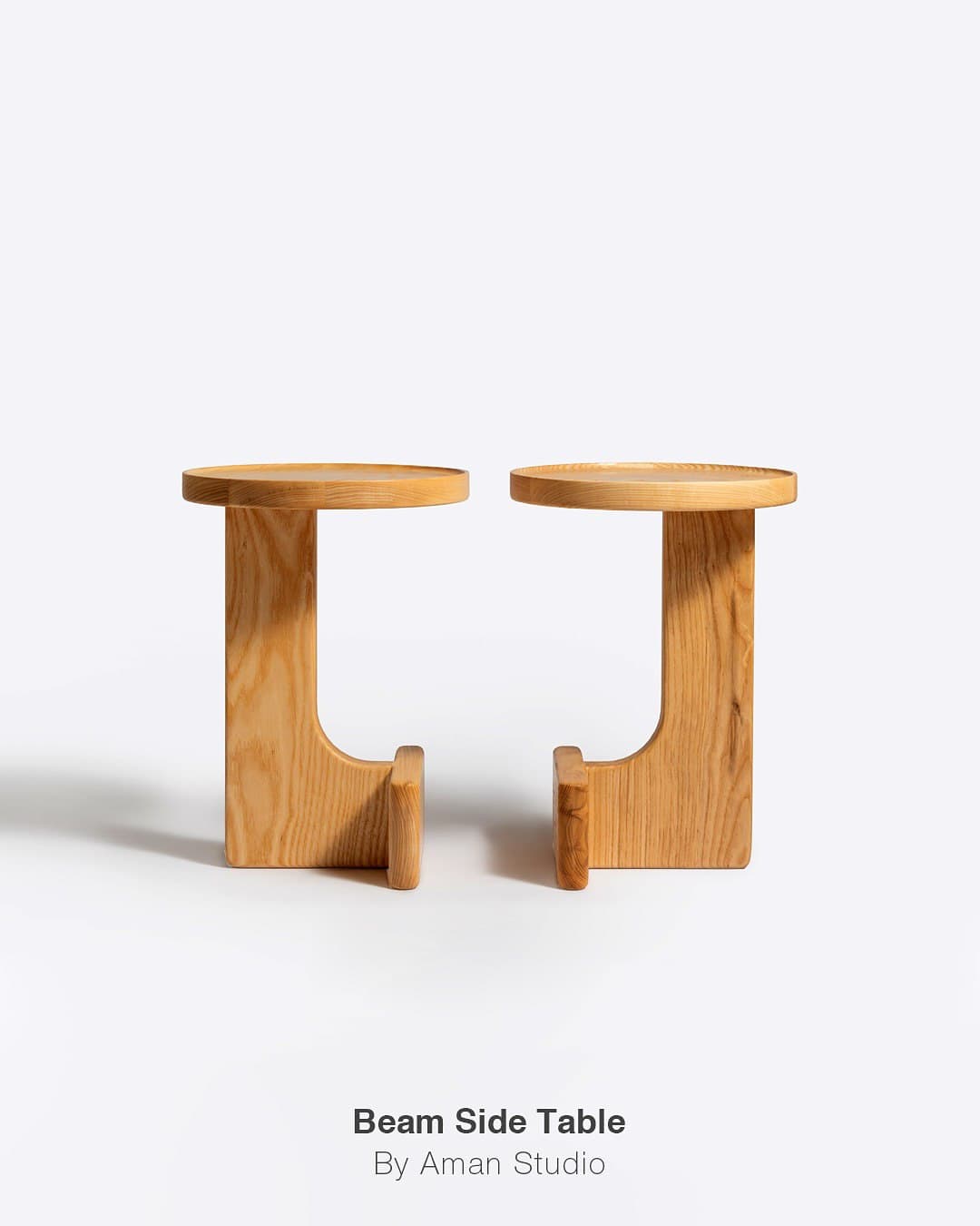 میز عسلی چوبی مینیمال مدل Beam