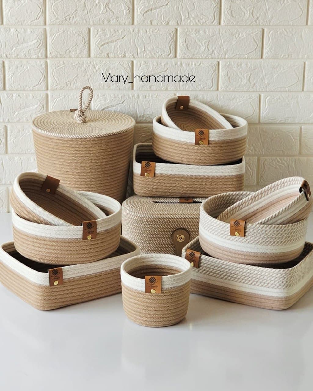 ست سه تکه سبد نظم دهنده قیطانی