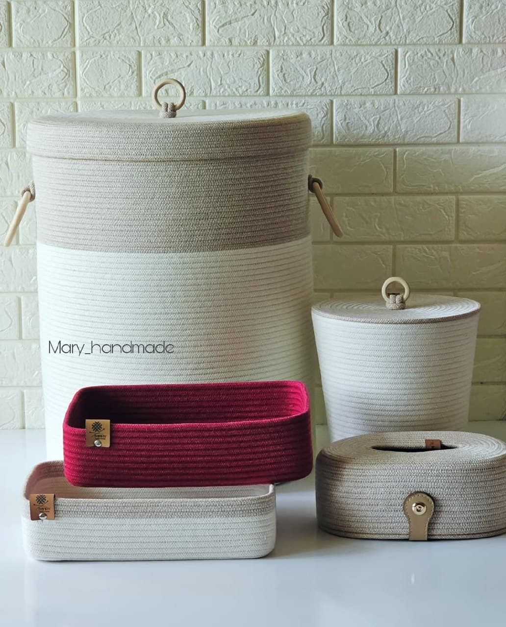 ست سبد نظم دهنده قیطانی دست ساز