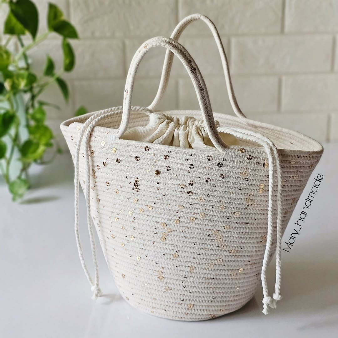 کیف قیطان پولکی دست دوز