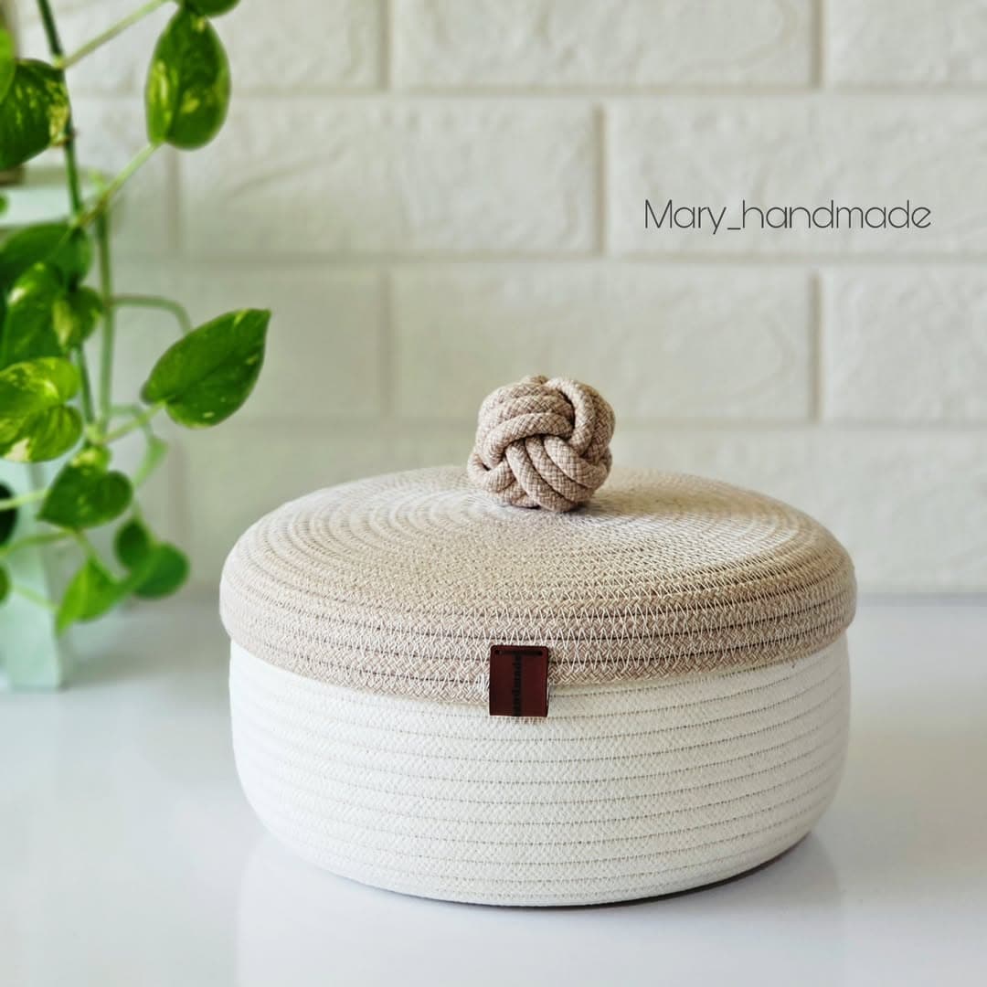 سبد قیطانی درب دار مدل خمرهای