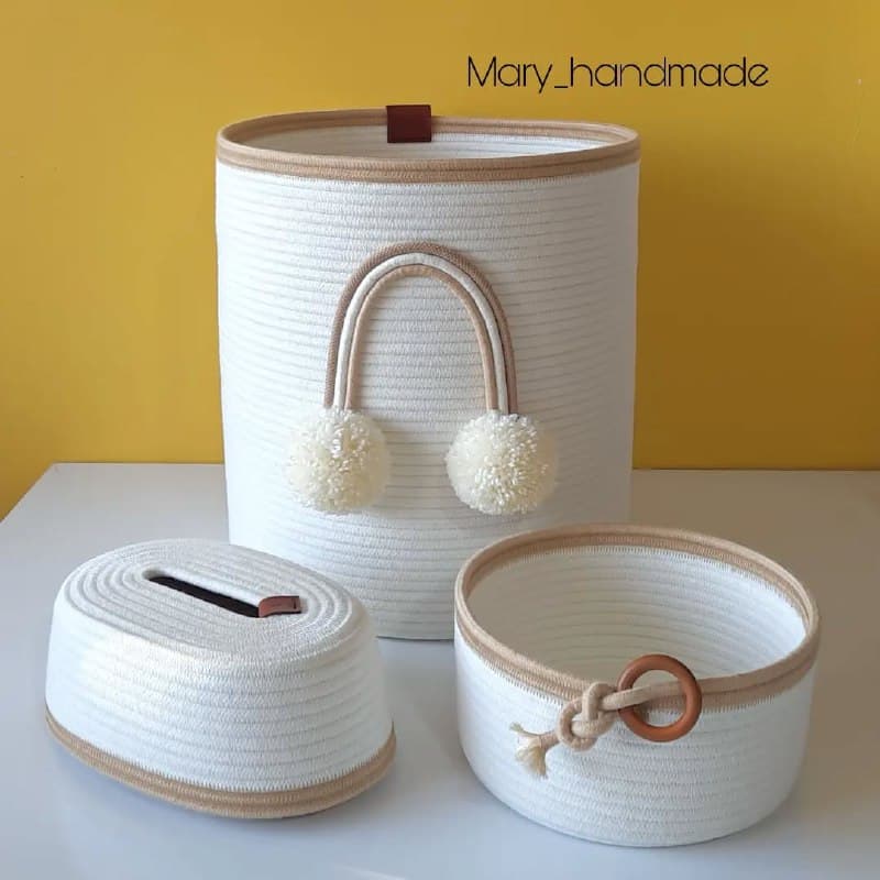 ست سه تکه سیسمونی قیطانی طرح رنگین کمان