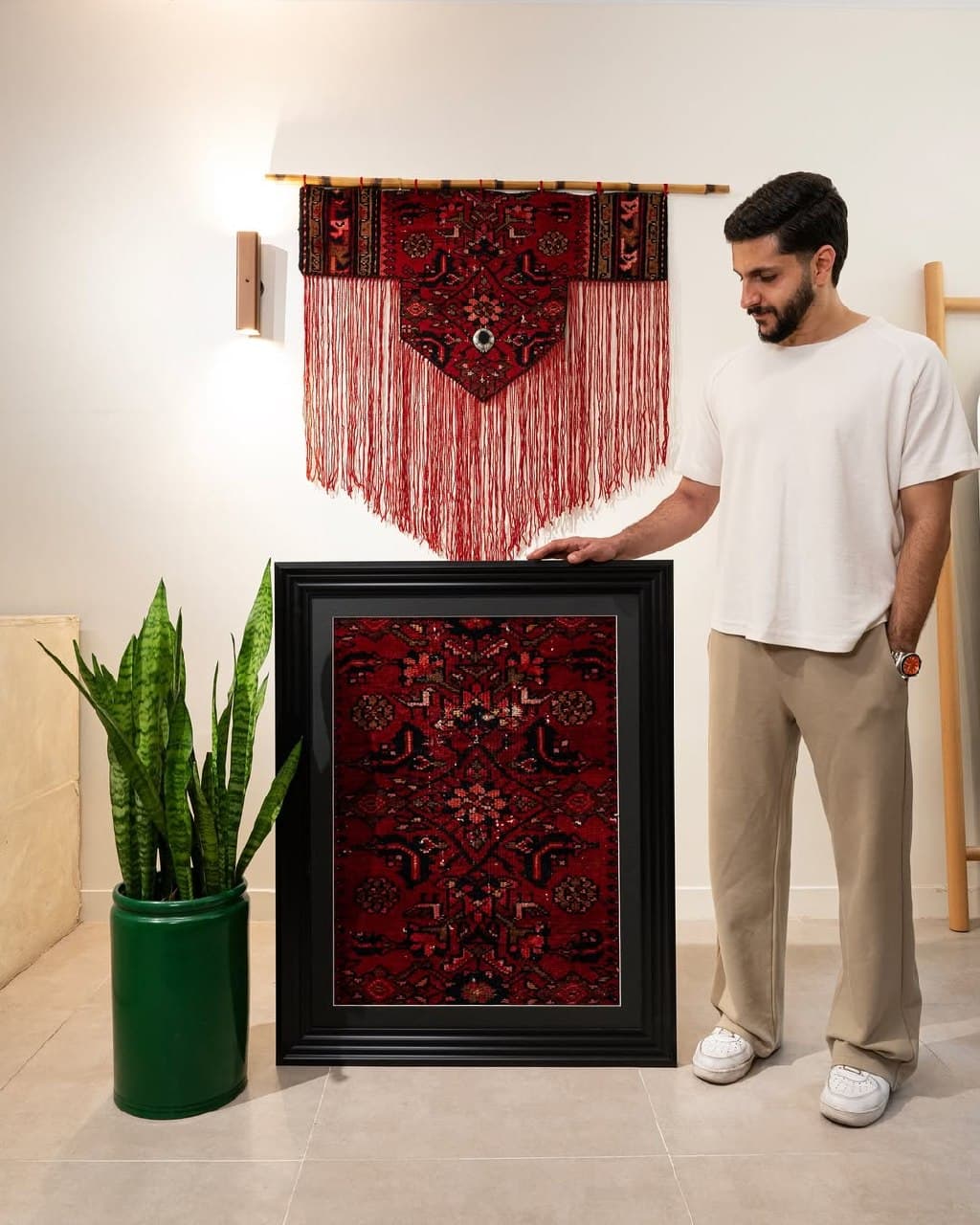 تابلو فرش دستباف دکوراتیو