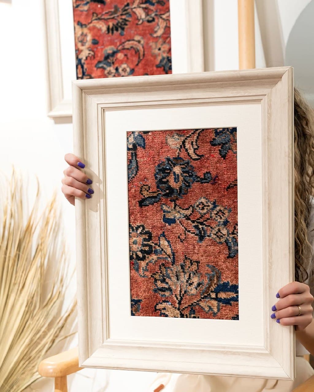 تابلو فرش دستبافت چله