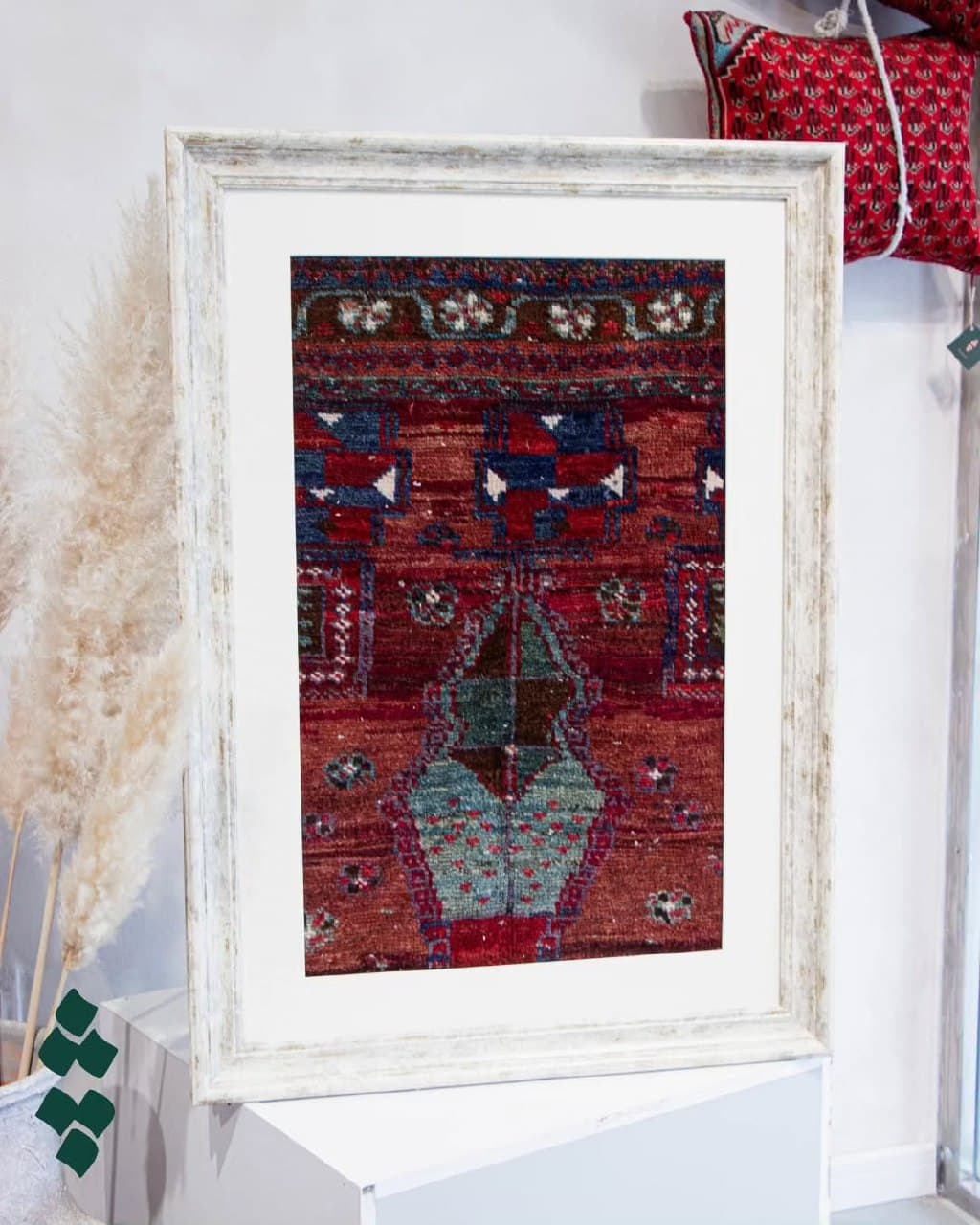 قاب فرش دستبافت قشقایی