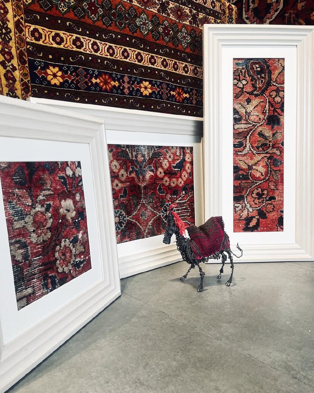 تابلو فرش آنتیک لیلیان