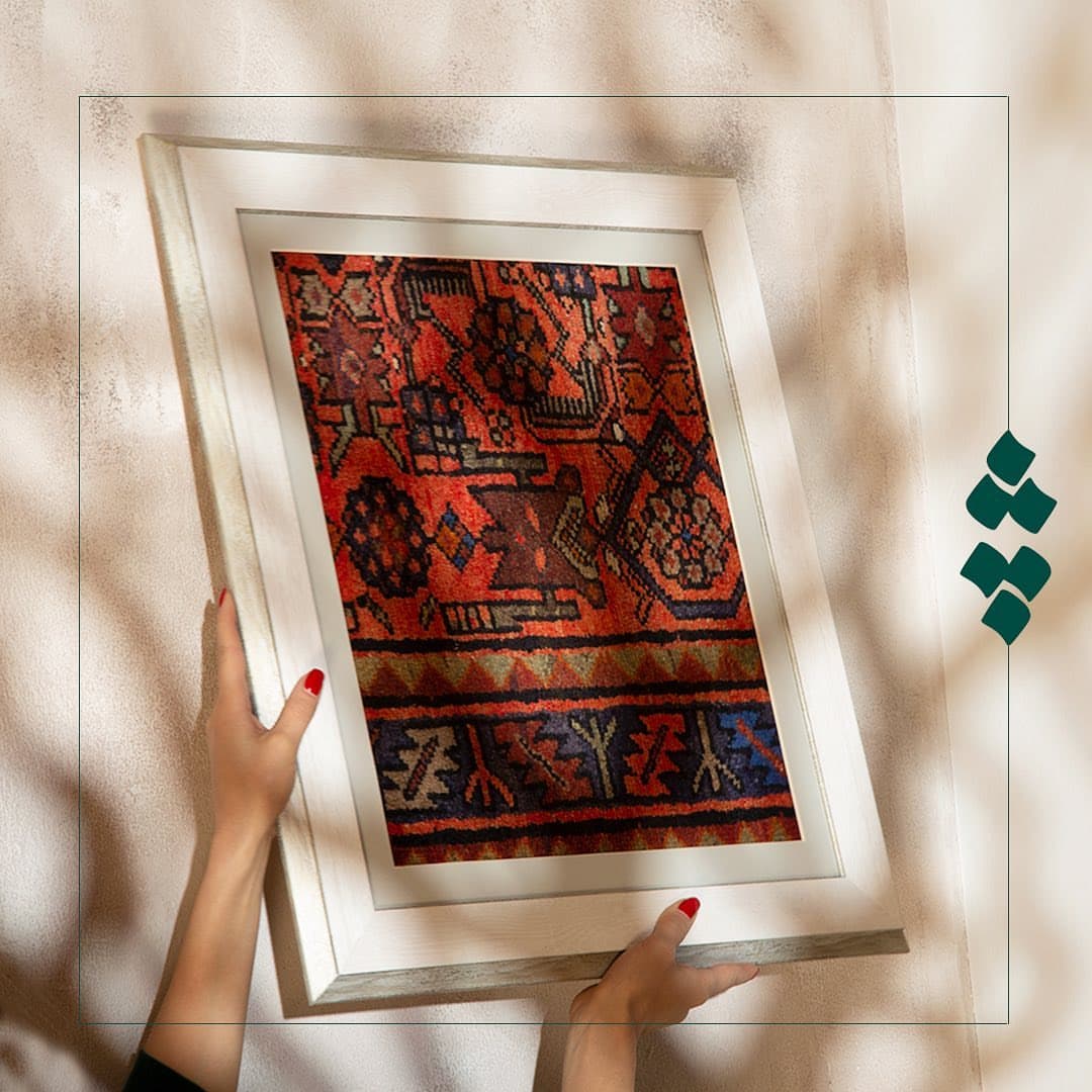 قاب فرش آنتیک ننج همدان