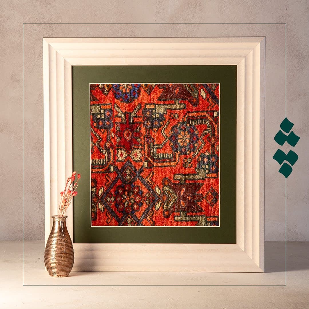 تابلو فرش دستبافت آنتیک ننج همدان