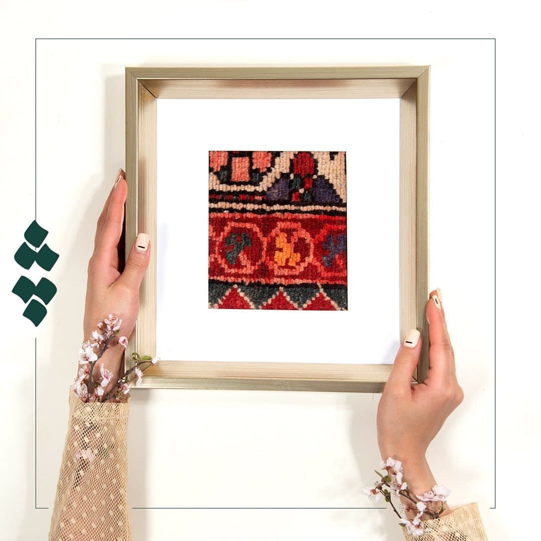 قاب فرش دستبافت همدان