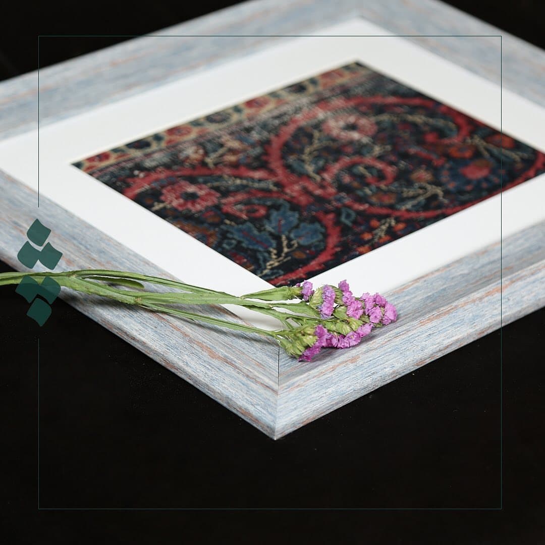 قاب فرش دستبافت آنتیک چله