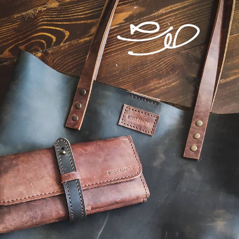 کیف خرید چرم طبیعی دست دوز مدل توت بگ