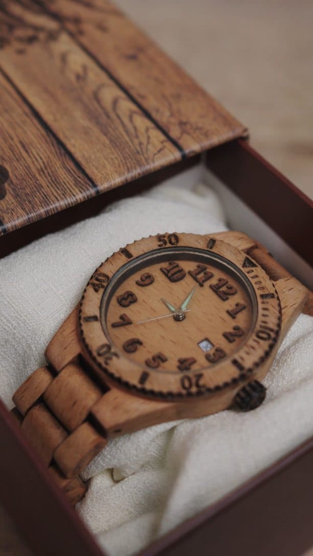 ساعت مچی چوبی باکسوس مدل آرونا ۳