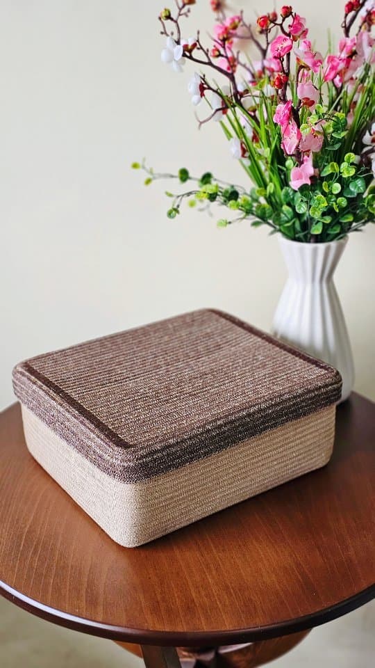 سبد نظم دهنده قیطانی درب دار مستطیلی