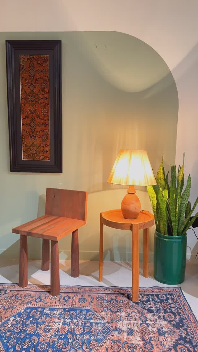 تابلو فرش چله با فرش دستباف اردبیل